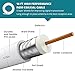 Outdoor Antenna for Multiple TVs, Antop Digital TV Antenna Amplified Omni-Directional 360° Reception Rooftop/Attic/RV Antenna with Signal Splitter for 2 TVs, 16ft Coaxial Cable and UL Certificate