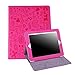 HDE Case for Original iPad 1st Generation - Slim Fit Cute Kid's Leather Cover Stand Folio with Magnetic Closure for Apple iPad 1 (Hot Pink Cartoon)