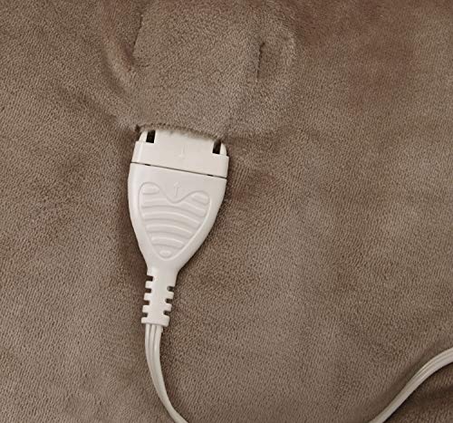 image for MARQUESS Electric Blanket Microplush Sherpa and Reversible Flannel Was