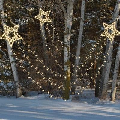 52.5" Shooting Star Indoor/Outdoor Decorative Holiday Lights