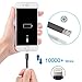Wall Charger, FEIPUKER 4.2A 21W Fast Charging Portable Home Travel Charger with 6FT [2-PACK] Long Durable 8 Pin Lightning Cable Charging Cord for IOS 10 iPhone 7/6S Plus, 5S/SE, iPad Air/mini(Black)
