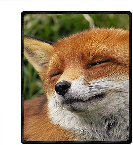 Needyou Personalized Fox Fleece Throw Blanket 50" x 60"
