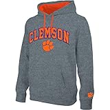 Clemson Tigers Hooded Sweatshirt Arch Gray