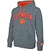 Clemson Tigers Hooded Sweatshirt Arch Gray