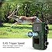 LETSCOM Trail Game Camera 14MP, IP65 Waterproof Wildlife Scouting Hunting Cams, 0.4s Trigger Speed, 42 Low Glow IR LEDs, 120° Wide Angle