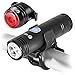 CYCLEPARTNER Elite-700/500 Lumen Bike Light Set for Road and Mountain Bicycle Headlight and Taillight Long Battery USB Rechargeable IP65 Waterproof (500 lumens)