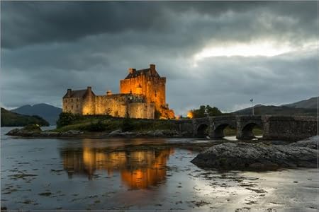 Posterlounge Acrylglasbild 60 x 40 cm: Eilean Donan Castle, Schottland von Markus Ulrich - Wandbild, Acryl Glasbild, Druck au