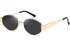 kimorn Retro Oval Sunglasses for Women Men Trendy Sun Glasses Classic Shades UV400 Protection K1653