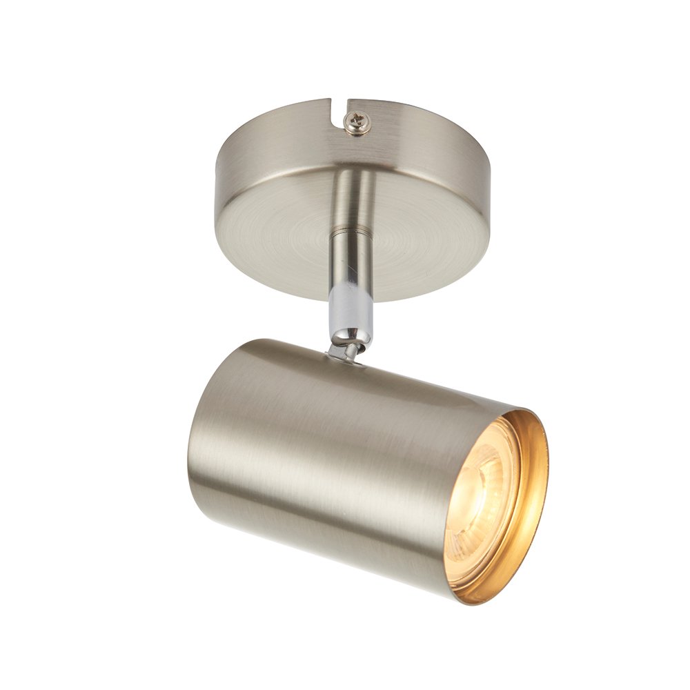 Saxby Arezzo 7W Single Satin Nickel Decorative Commercial Domestic Adjustable Spotlight