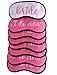 Bride and Bridesmaids Sleep Mask Gift Set : Set of 8 - Bachelorette Party Supplies, Favors, Decorations, Bride Tribe, Bachelorette Party Gifts, Bachelorette Party Accessories, Bride to be Party Pack