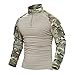Camo Shirts for Men Long Sleeve Combat Shirt Army Tshirt Vest Tactical Top Quick Dry T Shirts for Men T Shirts Fishing Shirts Long Sleeve