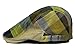 Mens Plaid Flat Cap Ivy Gatsby Newsboy Hats Summer Cabbie Hunting Hat
