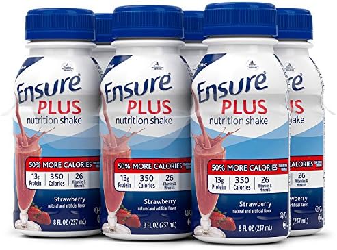 Product of Ensure Plus Nutrition Shake, Strawberry (8 fl. oz, 24 ct.) - [Bulk Savings]