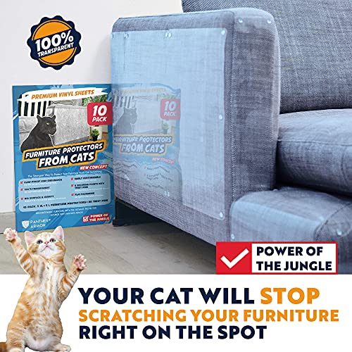 Furniture Protectors from Cats 10Pack XXL Couch Protector for Cats