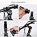 Bike Fork Stem Extender Aluminum Alloy Adjustable Handlebar Riser Adaptor for Mountain Bike, Road Bike, MTB, BMX, Fixie (Black)thumb 4