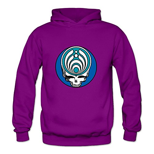Crystal Men's Steal Your Face Bassnectar Long Sleeve T Shirts Purple US Size M