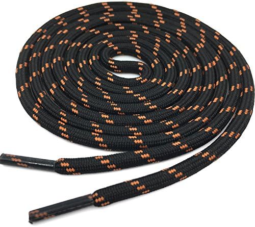 YFINE Mixed Color Round Outdoor Climbing Basketball Shoe Laces Athletic Shoelaces(2 Pair)