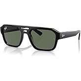 Ray-Ban Corrigan RB4397 Square Sunglasses for Men for Women +BUNDLE with ACCESSORY EYEWEAR KIT