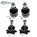 DLZ 4 Pcs Front Upper Lower Ball Joints Compatible with GMC C1500 1993-1999, GMC C2500 1993-2000, Express GMC Savana 1500 2500 1996-2002,GMC C1500 Suburban 5.7L 1994-1999