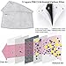 Adult 5 Layers PM2.5 N95 Activated Carbon Filter Insert Protective Filter Media Insert (20) (Adult)
