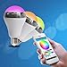 Toprime Bluetooth Smart LED Light Bulb Speaker Dimmable Multicolored Color Changing LED Bedside Desk Lights Bar Sinks - Smartphone Remote Controlled