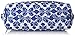 Vera Bradley Luggage Women's Large Zip Cosmetic Cobalt Tile Cosmetic Bag