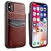LuckyBaby Wallet Case for iPhone Xs (2018)/iPhone X (2017), Premium Leather Folio Flip iPhone X Wallet Case with Card Slots Shock-Absorbing Protective Case for iPhone X/iPhone Xs 5.8