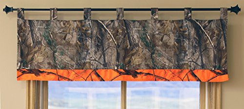 Carstens Realtree AP Blaze Camo Valance, 54 by 18