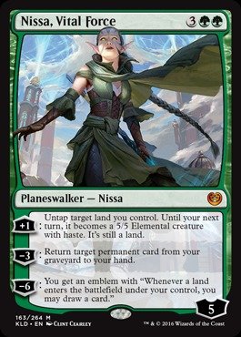 Magic: the Gathering - Nissa, Vital Force (163/264) - Kaladesh