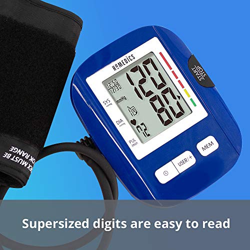 HoMedics Upper Arm Blood Pressure Monitor, Automatic BP Monitor with