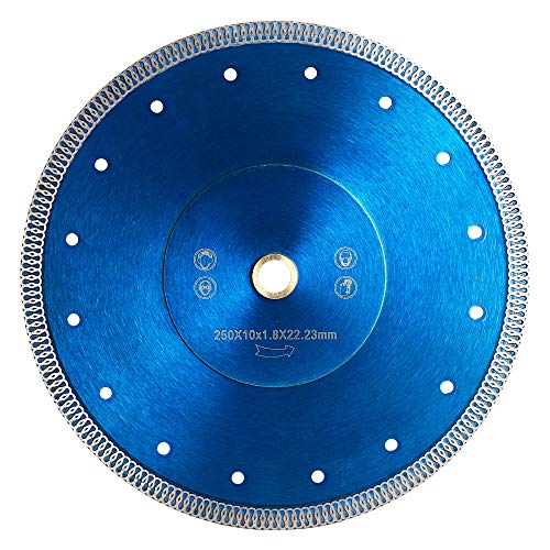 10" Super Thin Diamond Blade Porcelain Tile Blade Wet or Dry Cutting
