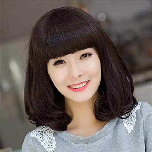 ウィッグ レディース ギフト プレゼント ご褒美 フルウィッグ ショート 大人 可愛い ボブ ファッション 耐熱 ネット付 ゆるふわ お嬢さま ブラック