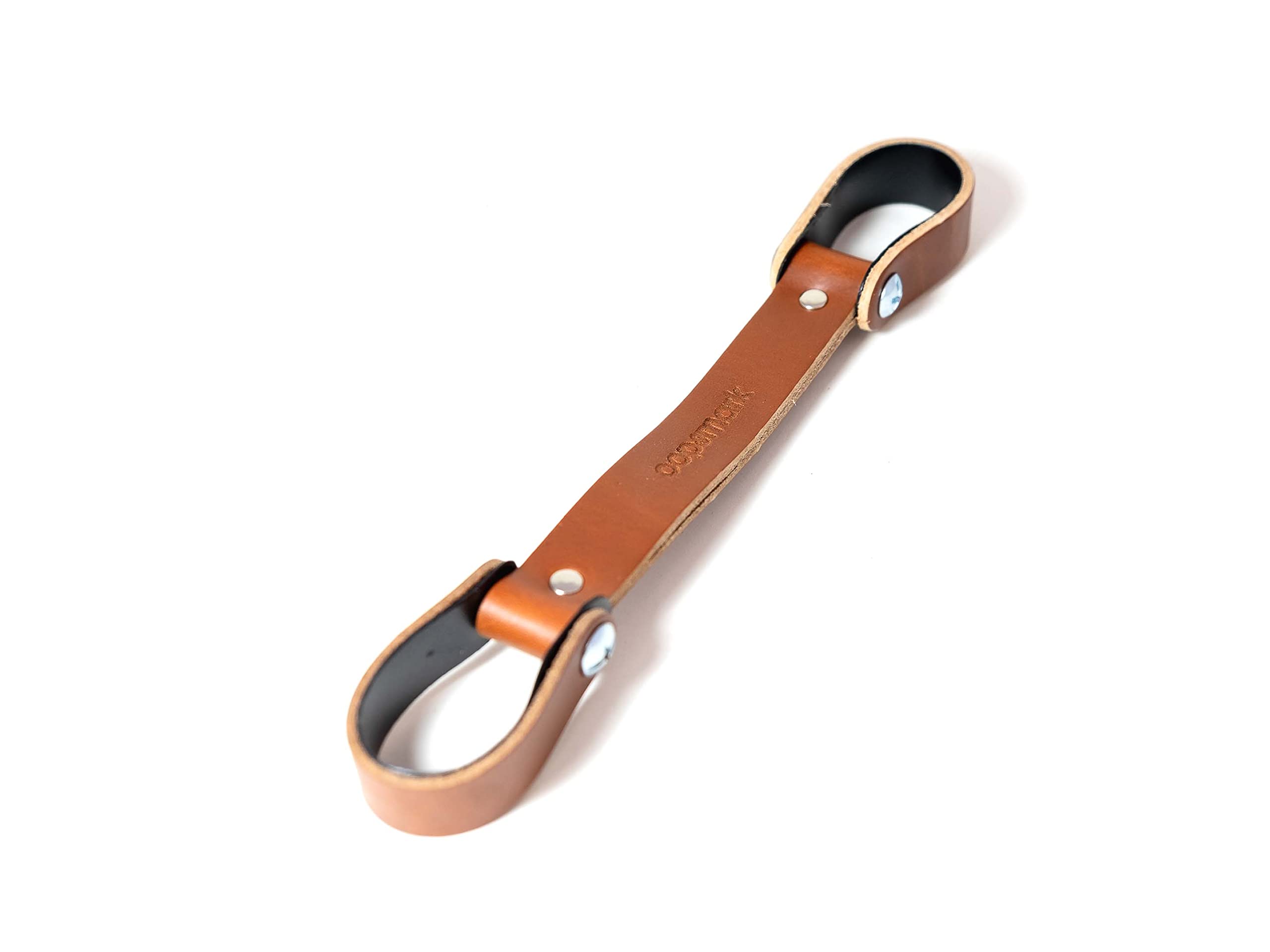 oopsmark Leather Bicycle Handle and Lifter for Your Bike Frame (Tan)