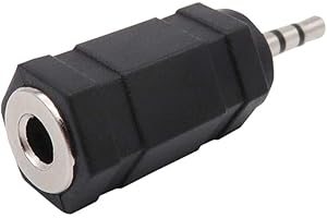 3.5mm Female to 2.5mm Male Headphone Jack Audio Earphone Plug Adapter Stereo Headphones ConverterDurability