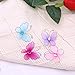 Fenical 50pcs 3D Butterfly Wire Mesh Butterfly Wedding Home Decoration (Mixed Color)