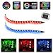RGB LED Light Strip - Speclux LED Strip for Modding PC Case,M/B with 4pin RGB Header Compatible with Asus Aura, Asrock RGB Led, Gigabyte RGB Fusion, MSI Mystic Light, 2 PCS SMD 5050 PC LED Strip