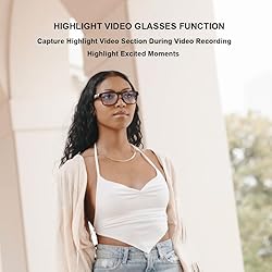 OhO Smart Glasses,128G Camera&Bluetooth Sunglasses