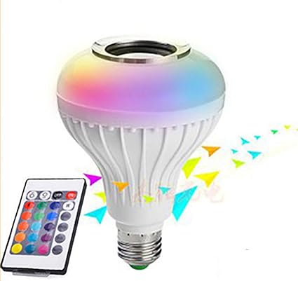 bombilla led de musica 12w e27 rgb