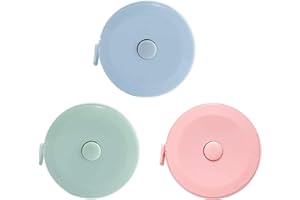 Tape Measure,3 Pack Soft Sewing Tape Measure for Body Measuring,78.7 Inchs Mini Measurement Tape,Premium Retractable Fabric a