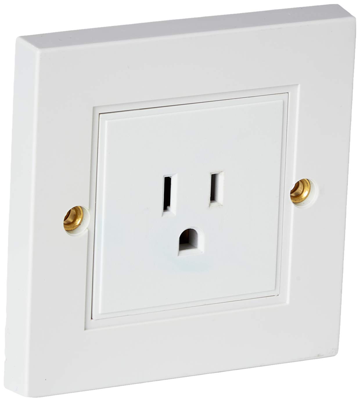 PRO ELEC 1-Gang American Plug Socket, 15A – International Travel Outlet – PE5116