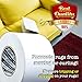 Professional Rug Tape - 4 Inch by 40 Yards (120 Feet! - 2X More!) - Double Sided Non-Slip Carpet Tape - Premium White Finish - Perfect Gripper for Holding Indoor Rugs in Place