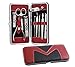 Manicure Pedicure Set, WoneNice 10 In 1 Stainless Steel Nail Clippers Travel Set with Leather Case