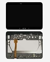 LADYSON Black LCD Display Touch Screen Assembly w/ Frame for Samsung Galaxy Tab view 2