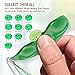 XDesign Fidget Bean 3 Pack, Fidget Toys Soybean Finger Puzzles, Prime Squeeze-a-Bean Keychain Toys for Children, Adults, Figit Focus Extrusion Pea Hand Anti-Anxiety Stress Relief Chain Toys [3 Pack]