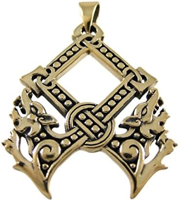 Rune Of Othala Bronze Pendant Charm Prosperity
