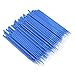 200pcs Eyelash Extension Microbrush Disposable Tattoo Makeup Brushes Cotton Swabs Stick with Plastic Handle, Blue