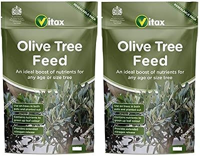 Vitax Olive Tree Feed 900g Pack of 2 Organic Plant Fertiliser