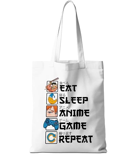 Amazon.com: LANBAIHE Just A GL Who Loves Anime Tote Bag, Anime