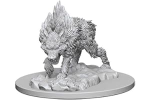 WIZKIDS Pathfinder Deep Cuts Unpainted Miniatures: Wave 4: Dire Wolf