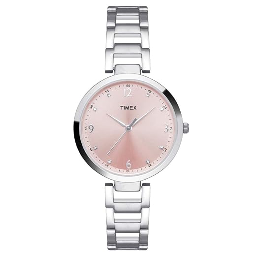 Fashion Analog Pink Dial Women's Watch - TW000X201